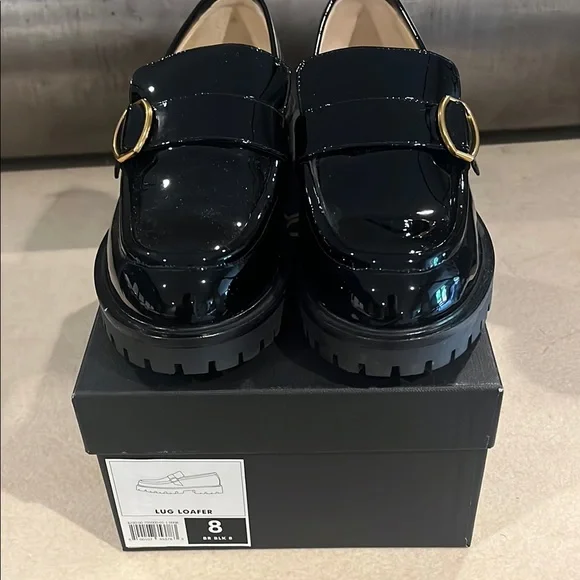 Classic Black Lug Loafers. Banana Republic - Picture 1 of 6